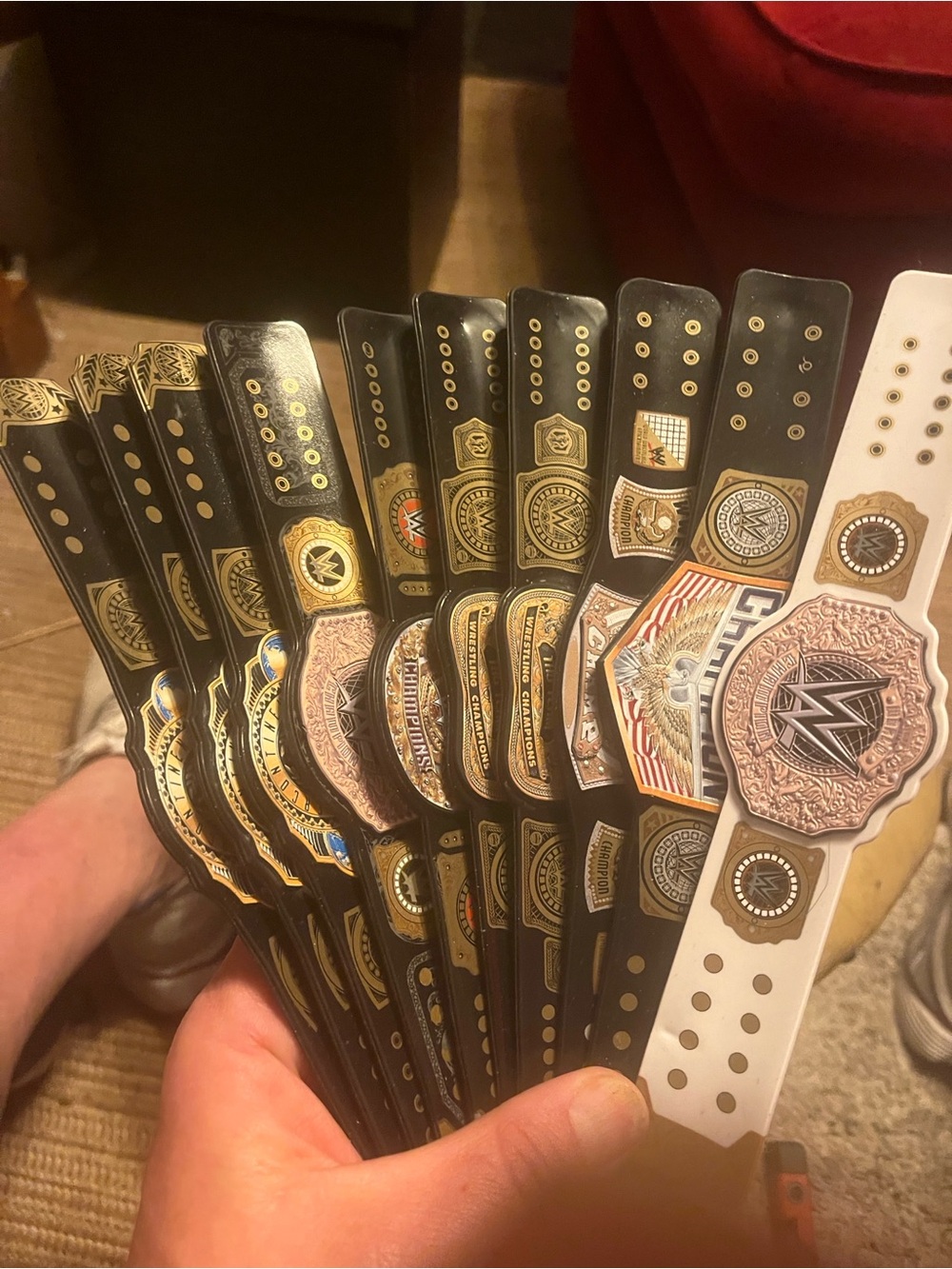 WWE snap bracelets
